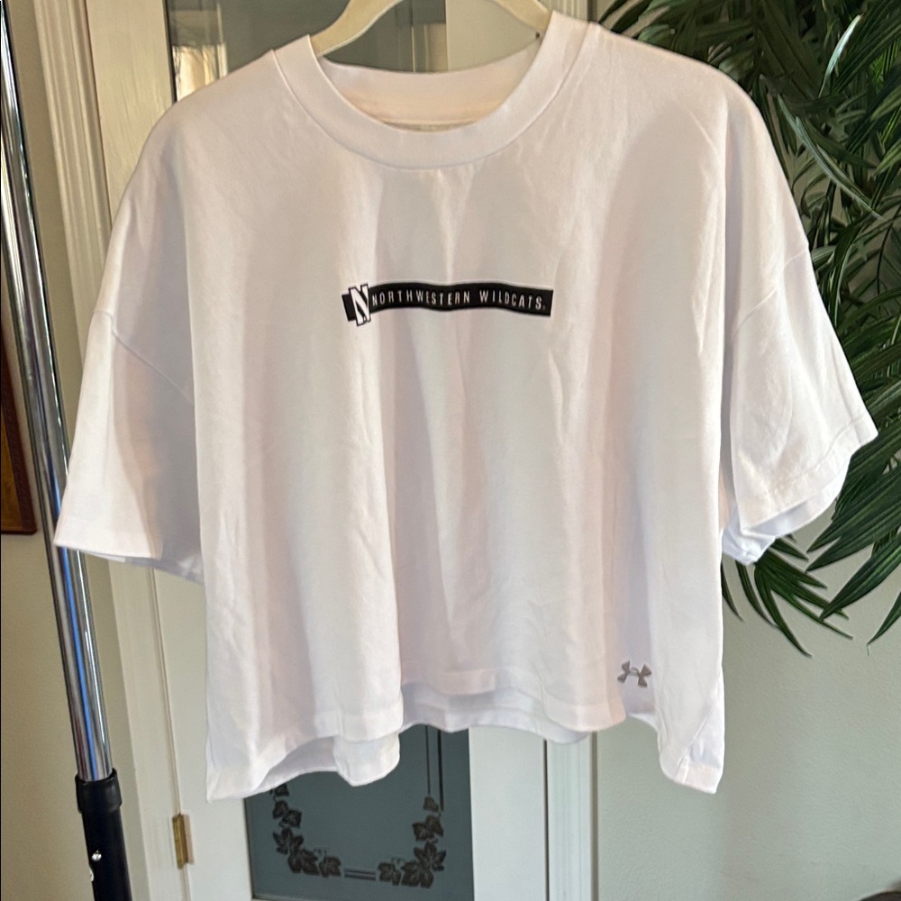 Under Armour White Northwestern Wildcats Tee